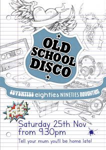 disco night poster