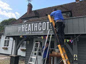 New signage