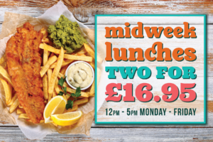 2 for lunch promo
