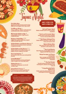 Tapas Food Menu